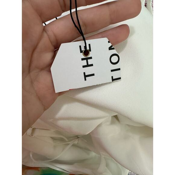 Dress The Population off white midi dress size Large - Picture 5 of 16